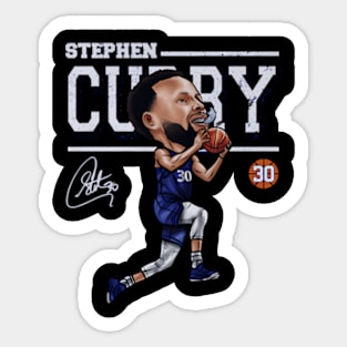 Steph Curry en State Coon Sticker